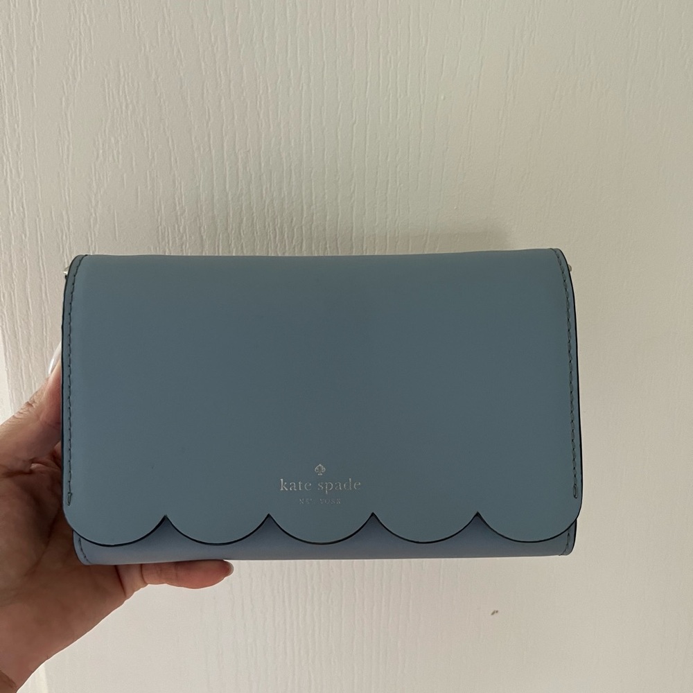 Kate Spade baby blue crossbody